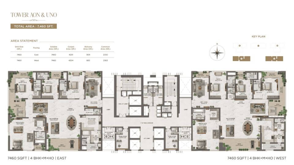 One By MSN Neopolis Hyderabad  floor plan1